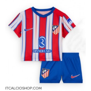 Atletico Madrid Prima Maglia Bambino 2024-25 Manica Corta (+ Pantaloni corti)